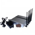 4 Antenna 5 Band Cell Phone Jammer with Remote Control 40M