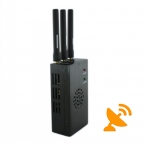 High Power Portable 3 Antenna 3G GSM CDMA DCS PCS Signal Cellular Phone Jammer Blocker 10M