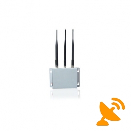 Wall Mounted 3 Antenna Mobile Phone Jammer 20M