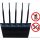 3G Adjustable 5 Antenna Cell/Mobile Phone Signal Jammer 25M