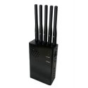 5 Antenna 3G 4G Lte Wimax Cell Phone Signal Jammer 20M