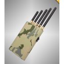 Handheld 5 Antenna Cell Phone Jammer GPS Jammer Wifi Jammer 15M